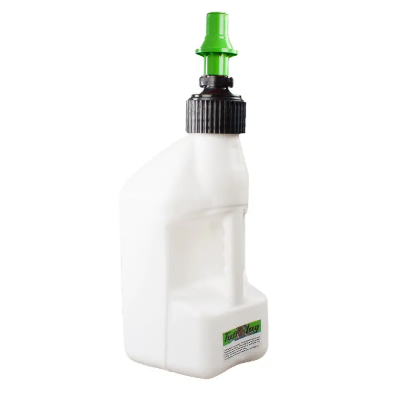 2.7 Gal/10 Litre White Tuff Jug With Kawi Green Ripper Cap #7-Wurk10 1