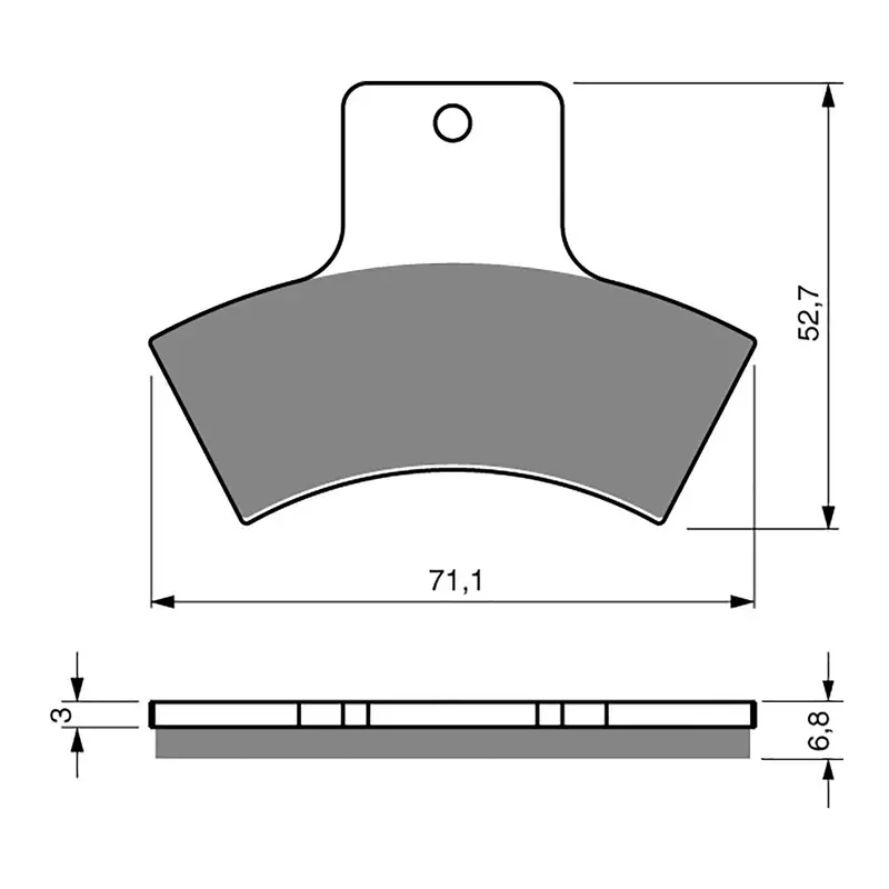 Goldfren Brake Pads - K5 Off-Road Racing For Polaris Scrambler 500 2X4 #Gf179k5 1