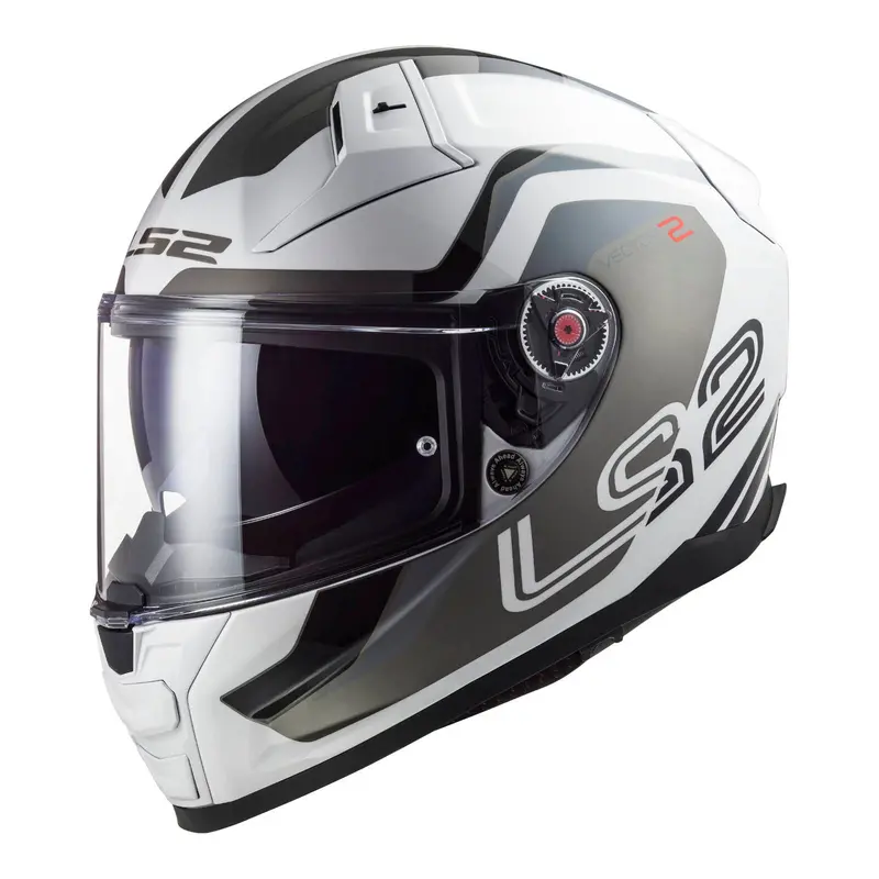 Ls2 Ff811 Vector Ii Metric Helmet - White / Titanium / Silver (M) 1