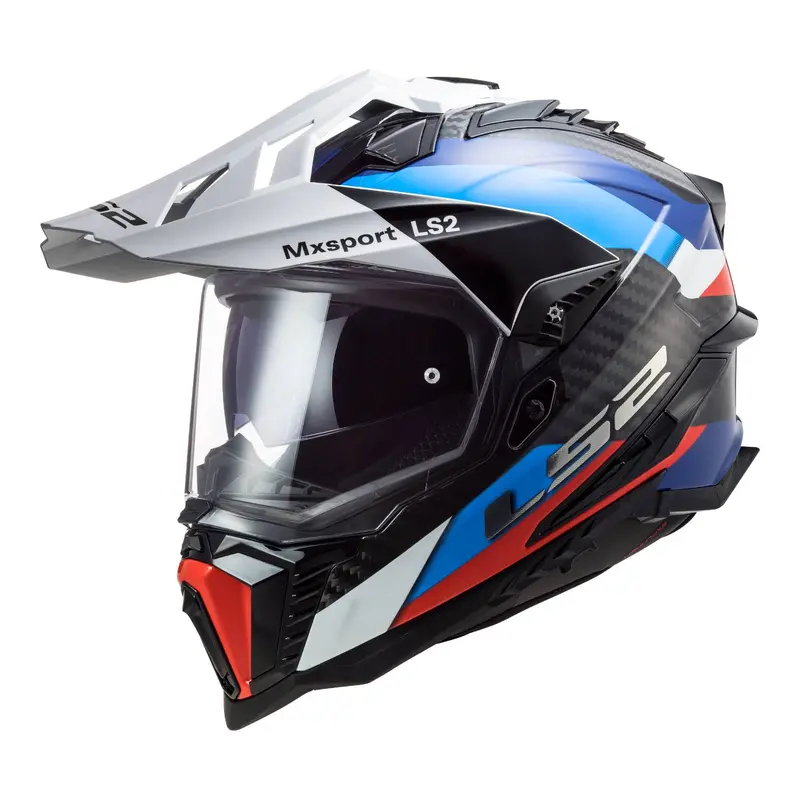 Ls2 Mx701 Explorer Carbon Frontier Helmet Black/Blue 2Xl Ls2mx701expcblktit2xl 1