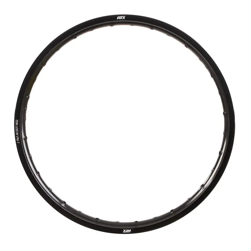 Mtx Parts Motorcycle Mtx Rim 7075 T6 Alloy - 19X1.40 32H - Black #Mrrim1914032b1 1