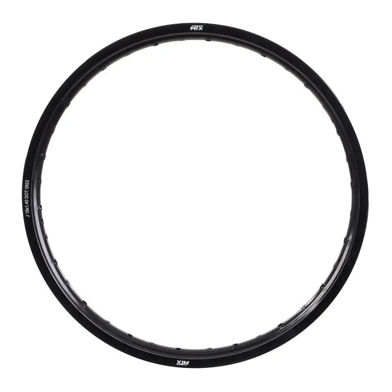 Mtx Parts Motorcycle Mtx Rim 7075 T6 Alloy - 19X1.40 36H - Black #Mrrim1914036b1 1