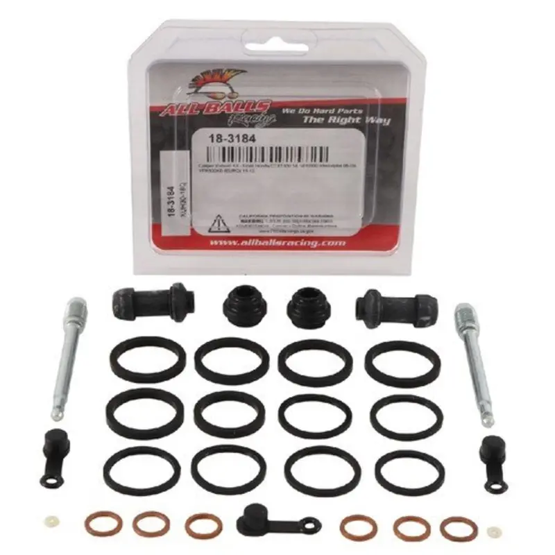 New All Balls Front Brake Caliper Rebuild Kit For Honda 18-3184 1
