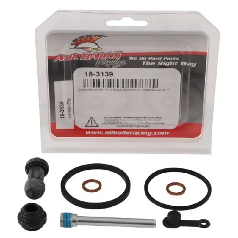 New All Balls Front Brake Caliper Rebuild Kit For Suzuki 18-3139 1