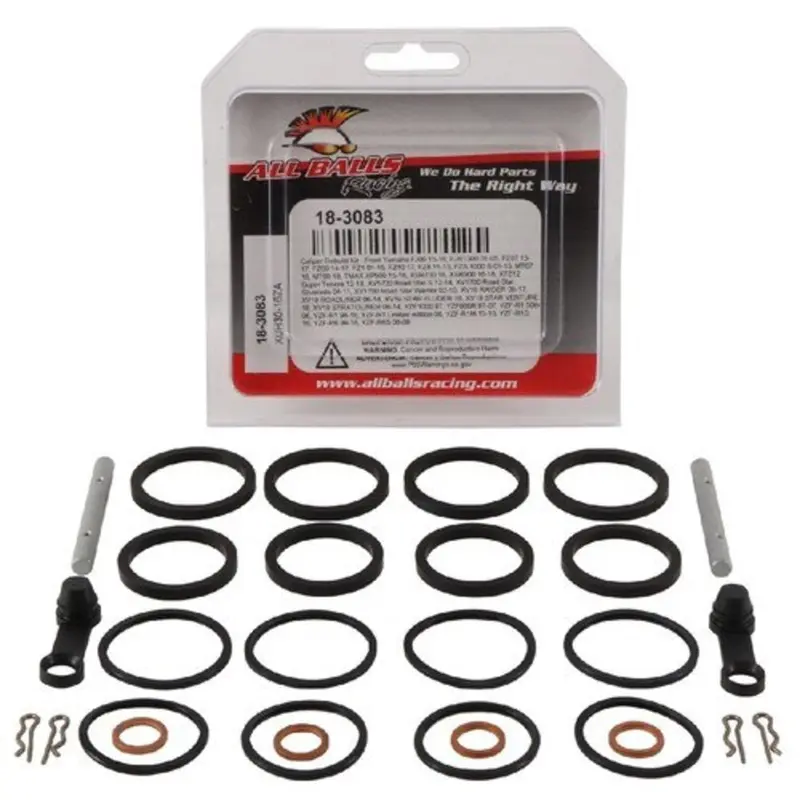 New All Balls Front Brake Caliper Rebuild Kit For Yamaha 18-3083 1