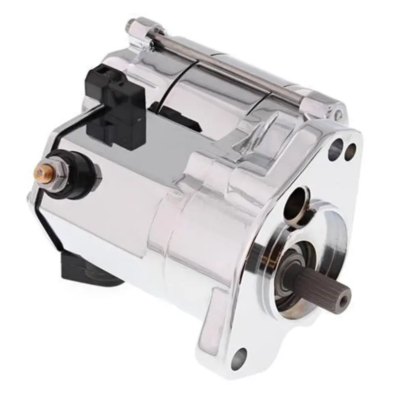 New All Balls Heavy Duty Starter Motor - Chrome For Harley Davidson 80-1004 1