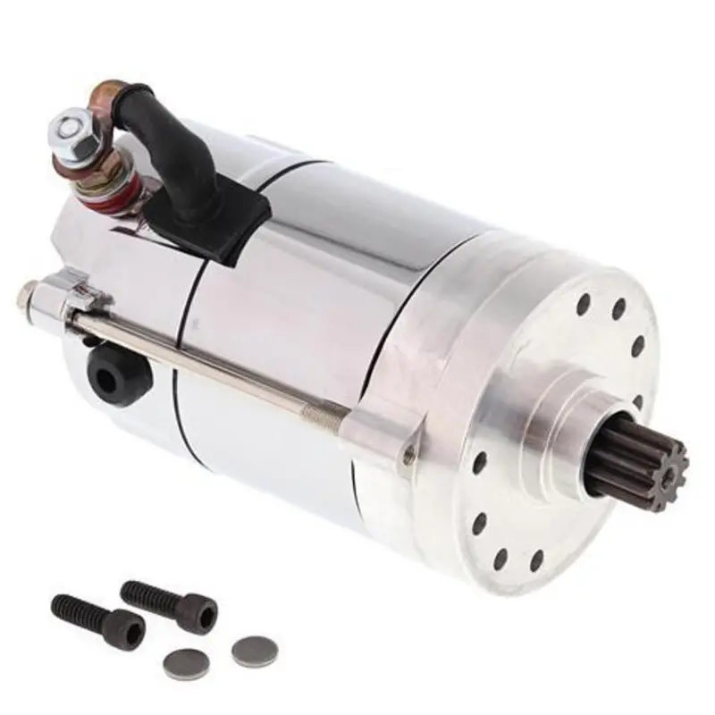 New All Balls Heavy Duty Starter Motor - Chrome For Harley Davidson 80-1006 1