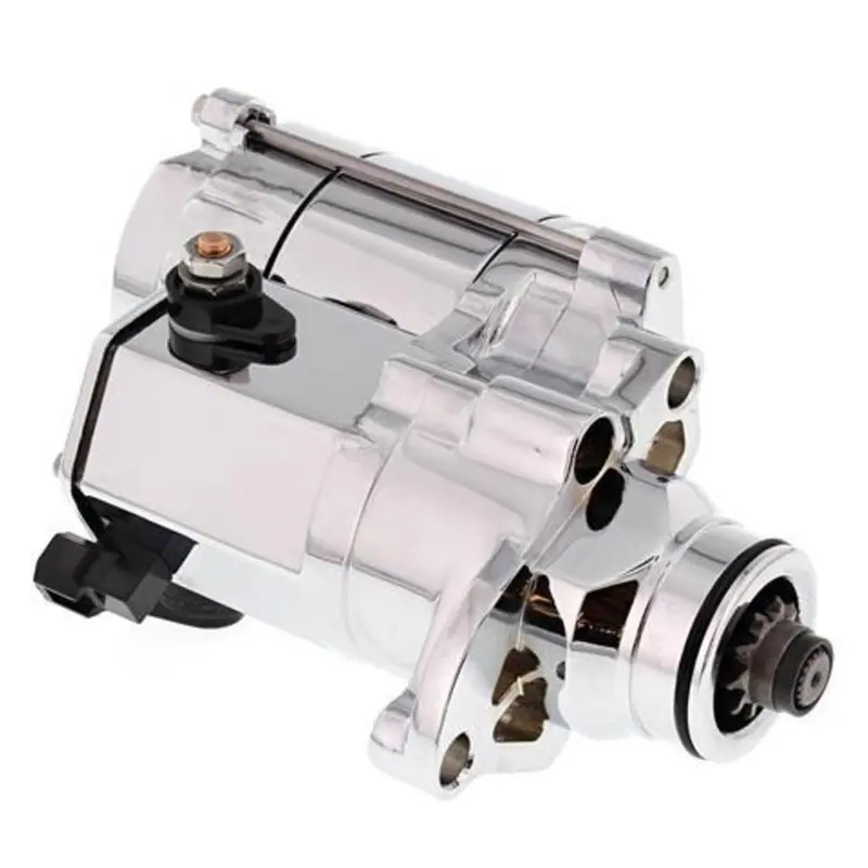 New All Balls Heavy Duty Starter Motor - Chrome For Harley Davidson 80-1014 1
