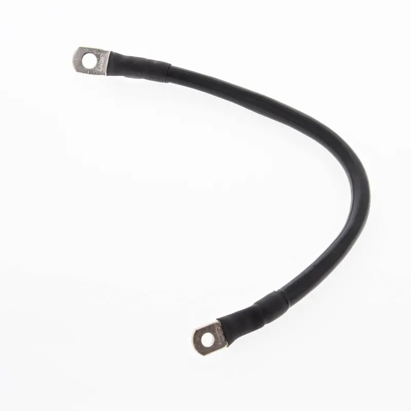 New All Balls Racing 13Inch Long Universal Battery Cable - Black #Ab781131 1