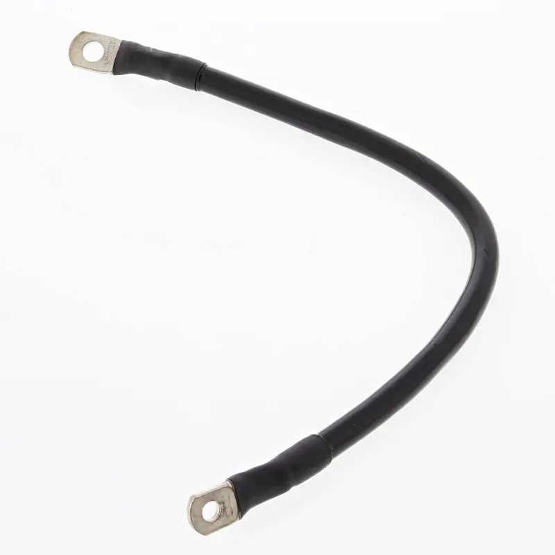 New All Balls Racing 14Inch Long Universal Battery Cable - Black #Ab781141 1