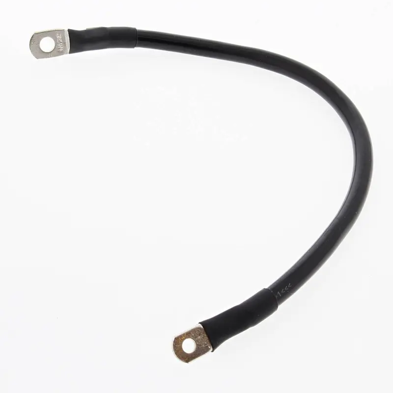 New All Balls Racing 15Inch Long Universal Battery Cable - Black #Ab781151 1