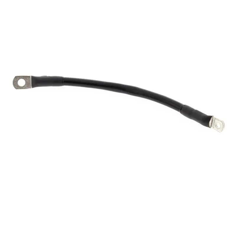 New All Balls Racing 9Inch Long Universal Battery Cable - Black #Ab781091 1