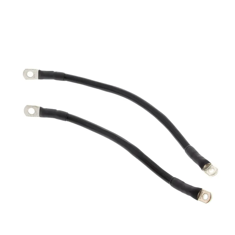 New All Balls Racing Battery Cable Kit - Black Fits Softail 1989-2008 #Ab7930021 1