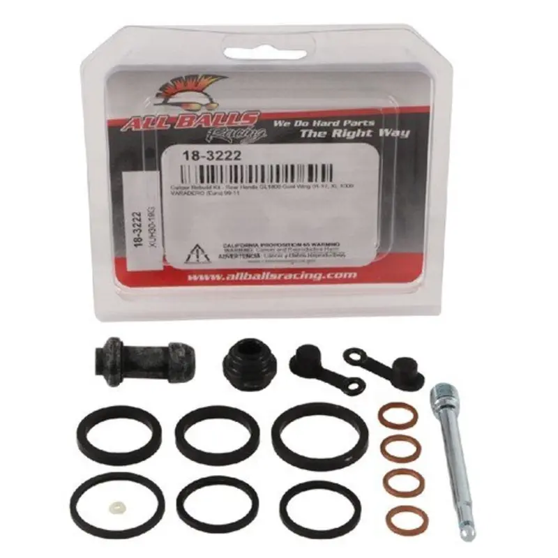 New All Balls Rear Brake Caliper Rebuild Kit For Honda 18-3222 1