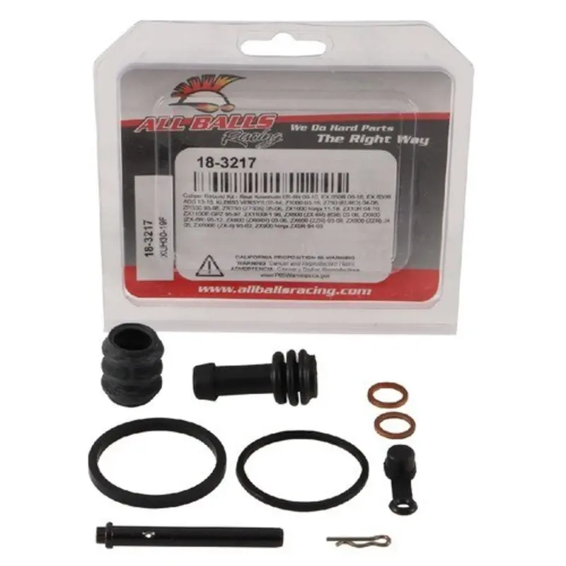 New All Balls Rear Brake Caliper Rebuild Kit For Kawasaki 18-3217 1