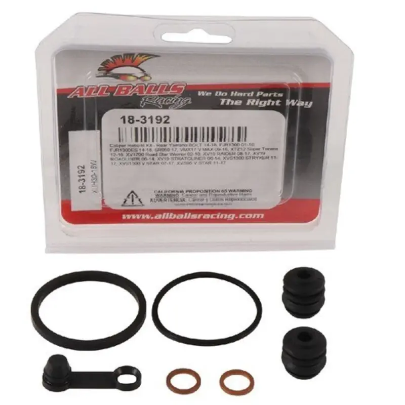 New All Balls Rear Brake Caliper Rebuild Kit For Yamaha 18-3192 1