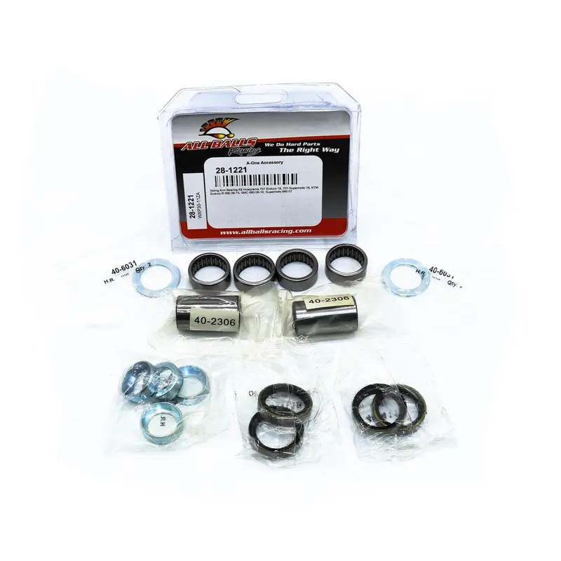 New All Balls Swingarm Bearing & Seal Kit For Gas-Gas, Husqvarna, Ktm 28-1221 1