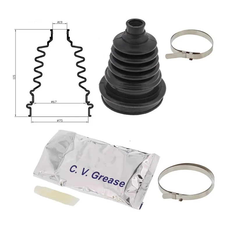 New All Balls Universal X-Large Cv Boot Repair Kit 19-5039 1