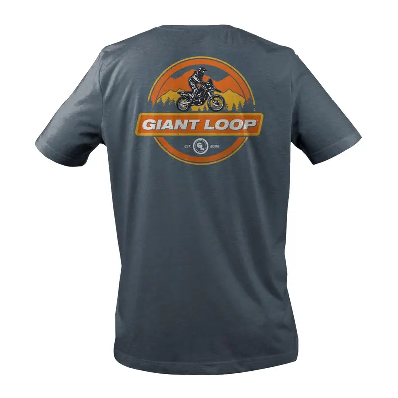 New Giant Loop Short Sleeve T-Shirt - Retro - 2Xl #Gltretroxxl 1