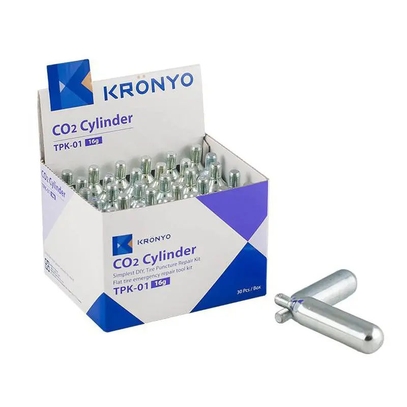 New Kronyo Co2 Cylinders 16G / 30 Piece - Box #Pktpk01 1