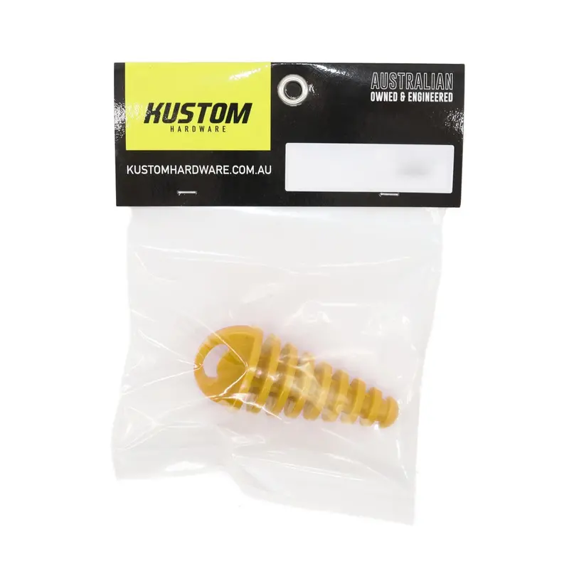New Kustom Hardware Exhaust Plug Rubber Yellow - 35Mm 17-Epr05-35 1