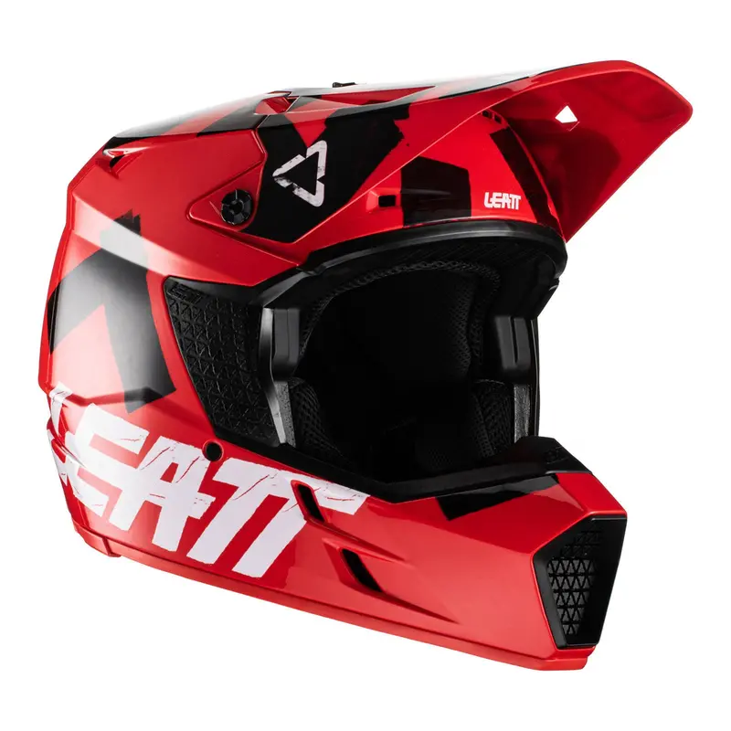 New Leatt 2022 Helmet Moto 3.5 Jr Red V22 (Lg) Le1022010231 1