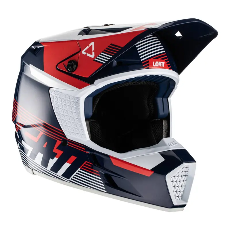 New Leatt 2022 Helmet Moto 3.5 Jr Royal V22 (Md) Le1022010240 1