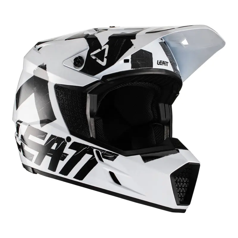 New Leatt 2022 Helmet Moto 3.5 White V22 (Lg) Le1022010193 1