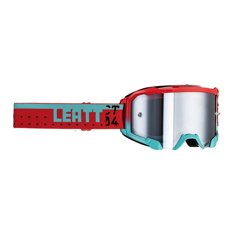 New Leatt 4.5 Velocity Google Iriz - Fuel / Silver 50% #Le8023020370 1