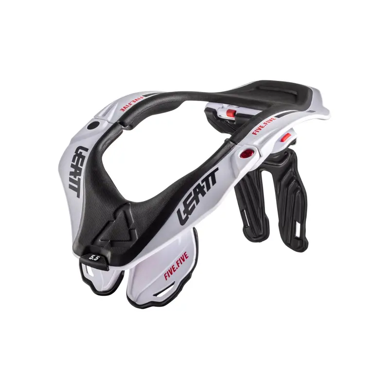 New Leatt 5.5 Neck Brace - White Large / Xl #Le1022111761 1