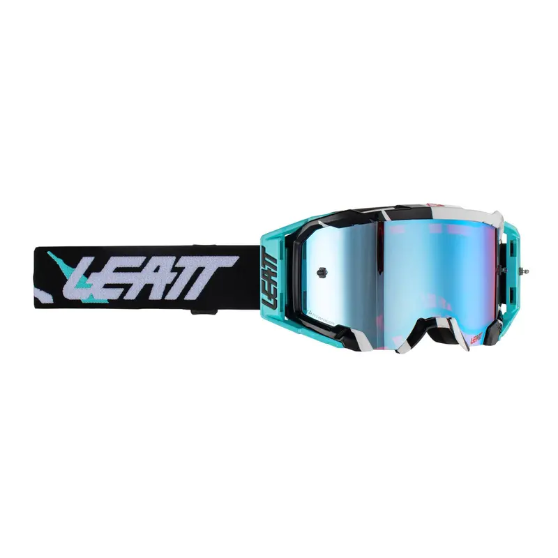 New Leatt 5.5 Velocity Google Iriz - Acid Tiger Blue Uc 26% #Le8023020270 1