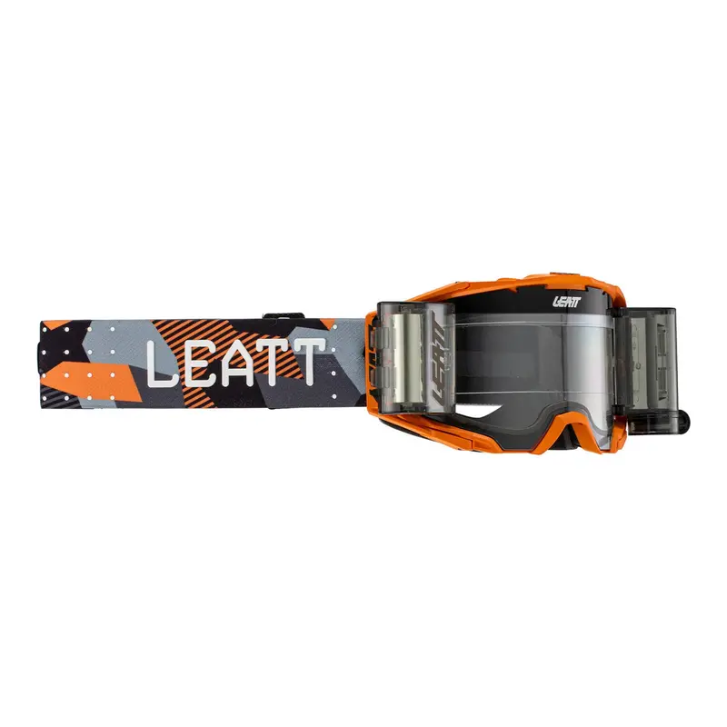 New Leatt 6.5 Velocity Google - Roll-Off Orange Clear 83% #Le8023020260 1