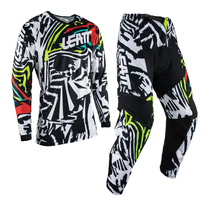 New Leatt Off-Road 2023 3.5 Ride Kit - Zebra (Xs) #Le5023032900 1