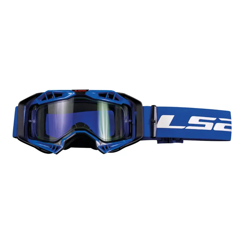 New Ls2 Aura Goggle With Clear Lens - Blue #Ls27201001026 1