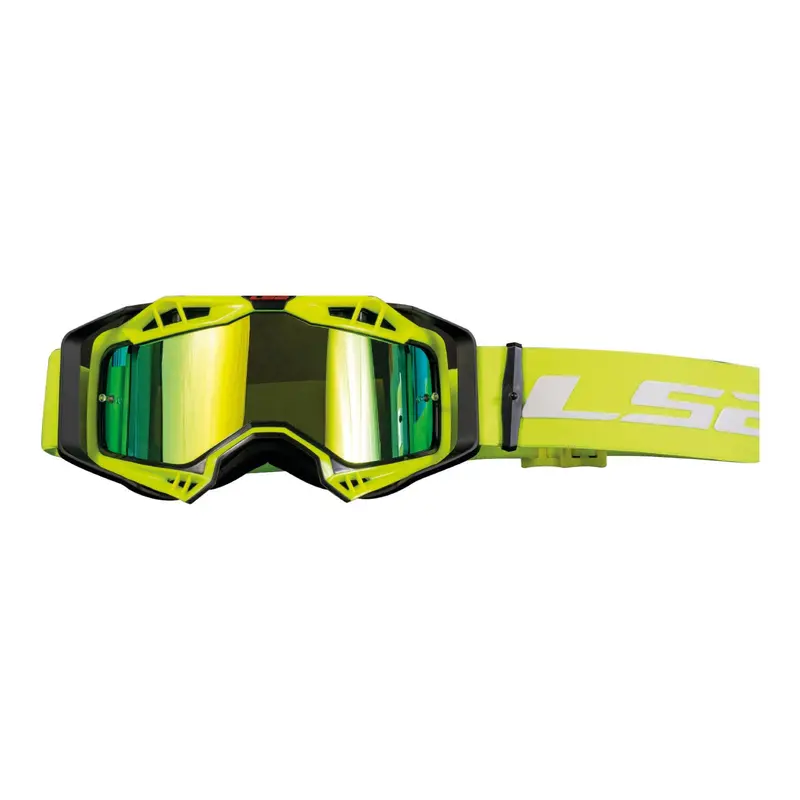 New Ls2 Aura Pro Goggle With Iridium Lens - Yellow #Ls27201002054 1