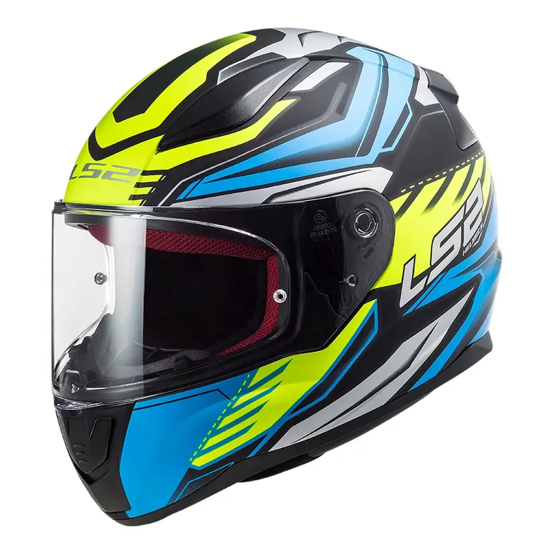 New Ls2 Ff353 Rapid Gale Helmet - Matte Blue / Black / Fluro Yellow (M) Ls2ff353gambbym 1