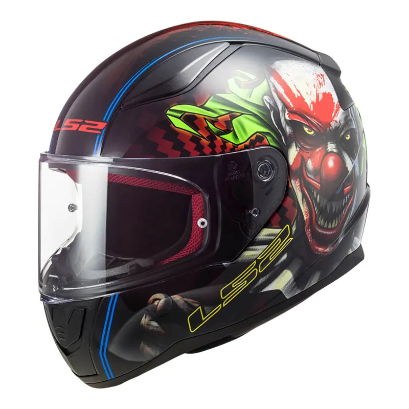 New Ls2 Ff353 Rapid Happy Helmet - Black / Red (Xs) #Ls2ff353happyxs 1