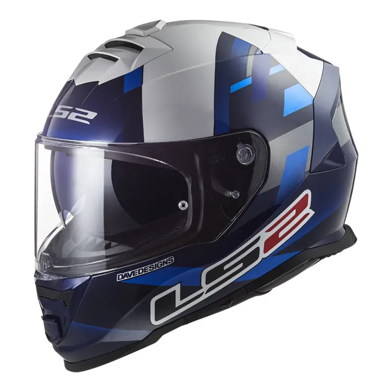 New Ls2 Ff800 Storm Mcphee Replica Helmet - Blue / White (L) #Ls2ff800mcpheel 1