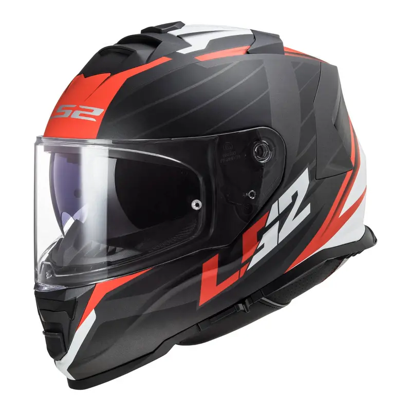 New Ls2 Ff800 Storm Nerve Helmet - Matte Black / Red (3Xl) Ls2ff800nervblkrd3xl 1