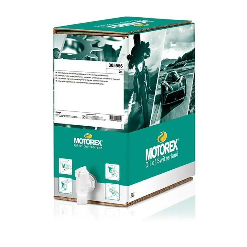 New Motorex 4 Stroke Oil Formula 4T 15W50 - 20 Litre Bag In A Box Mf4t155020 1