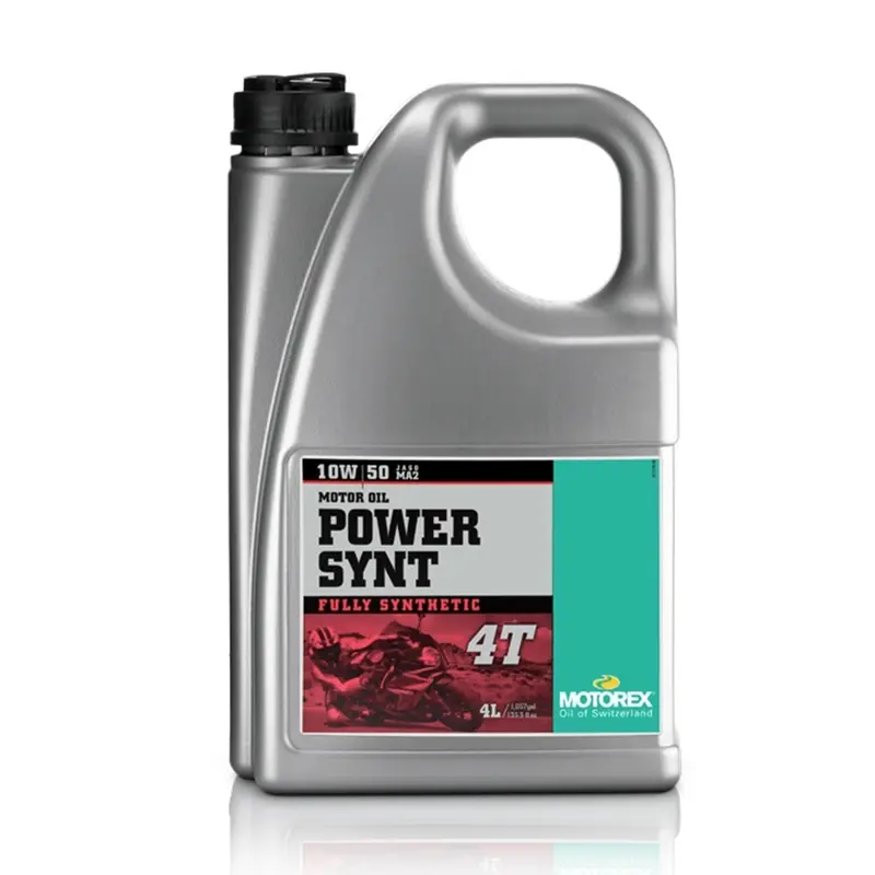 New Motorex 4 Stroke Oil Power Synt 4T 10W50 - 4 Litre Mpsy10504 1