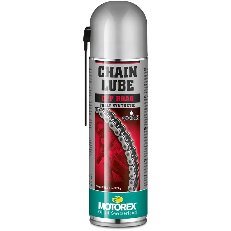 New Motorex Chain Lube 622 - Off Road Red Spray - 500Ml Mcl622500c 1
