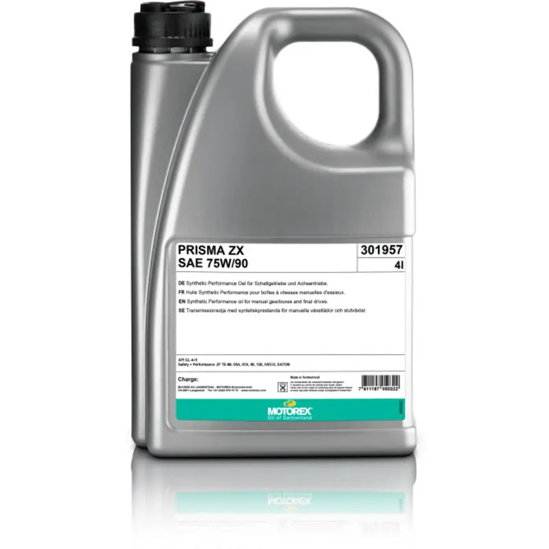 New Motorex Prisma Zx 75W90 - 4 Litre - Same As Mpsf75/904 Mpzx75/904 1