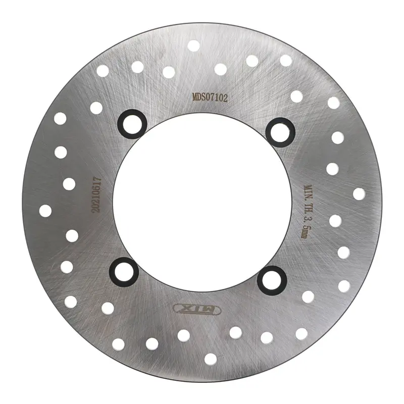 New Mtx Brake Disc Rotor Solid Type - Front / Rear #Mds07102 1