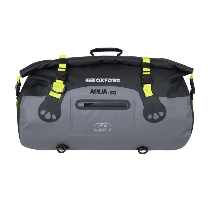 New Oxford Aqua T-30 Roll Bag - Black /Grey /Fluo #Oxol461 1