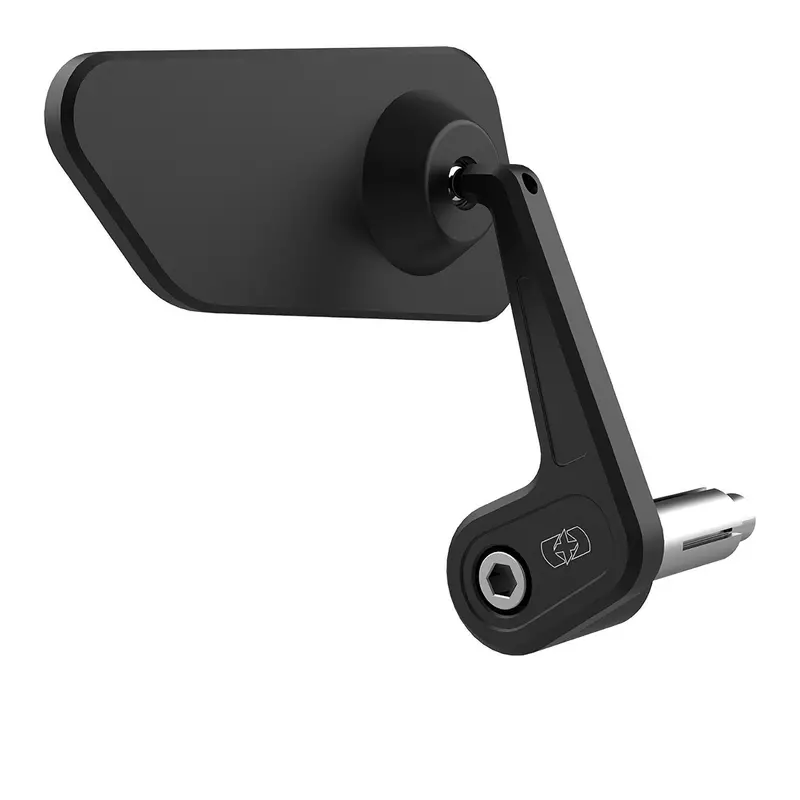 New Oxford Horizon Billet Alloy Bar End Mirror - Right Black #Oxox538 1