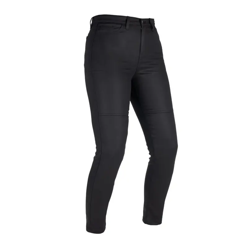 New Oxford Ladies Oa Waxed Jegging - Black (Short) (24) #Oxtw229301s24 1