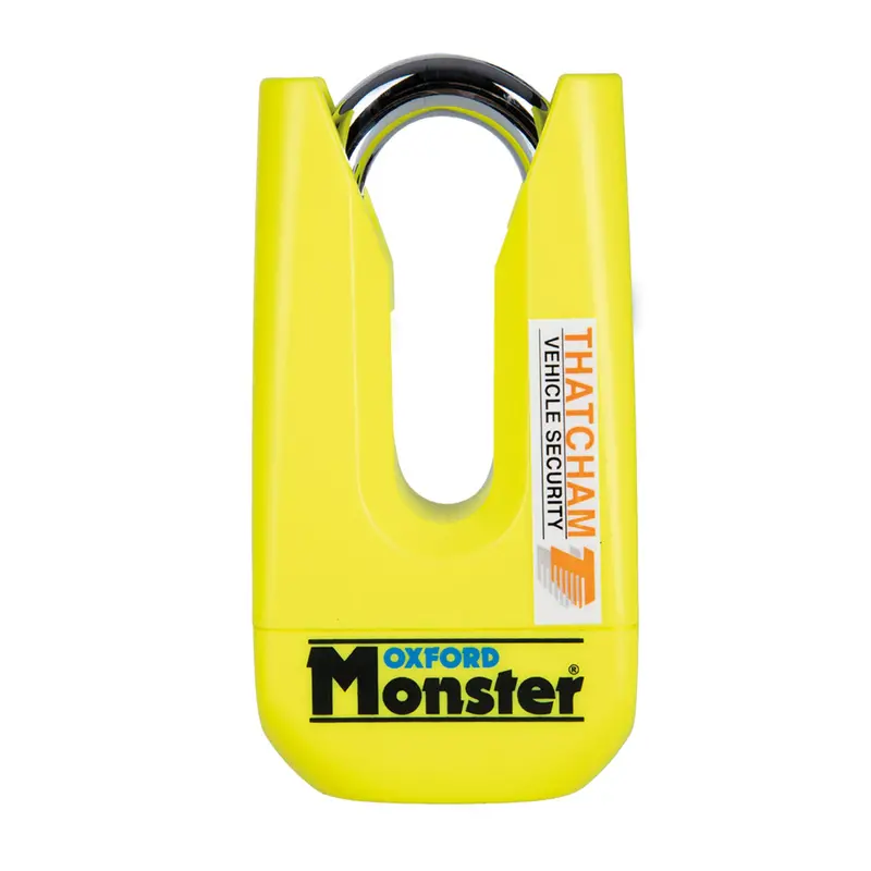 New Oxford Monster Disc Lock Yellow #Oxof36m 1