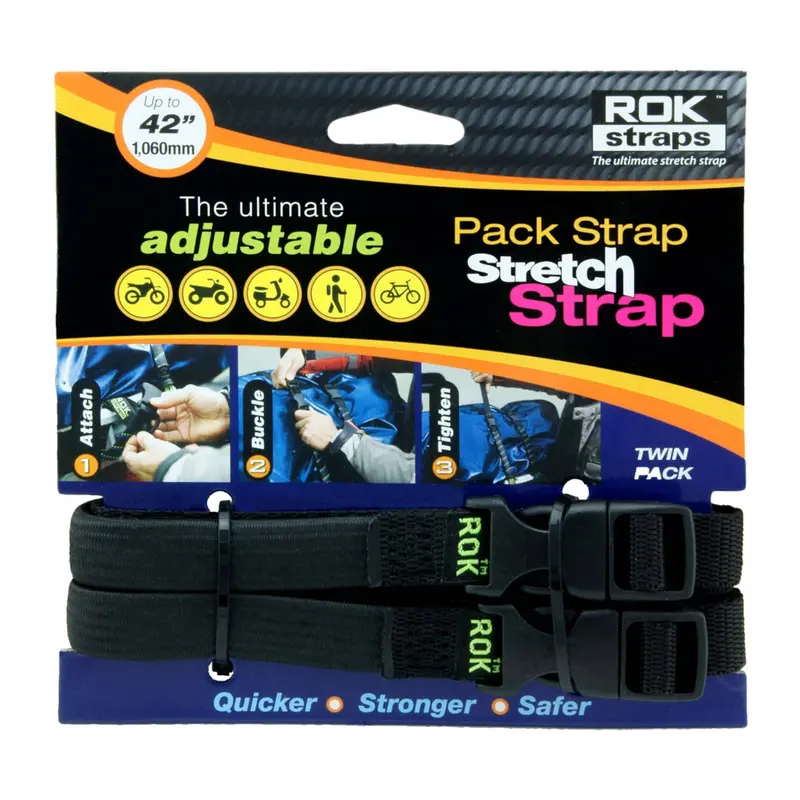 New Oxford Rok Straps Md 16Mm Adjustable Black #Oxrok314 1