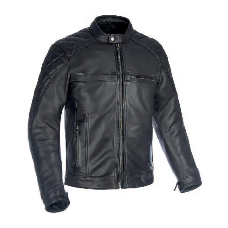 New Oxford Route 73 2.0 Leather Jacket - Black (4Xl) #Oxlm2002014xl 1